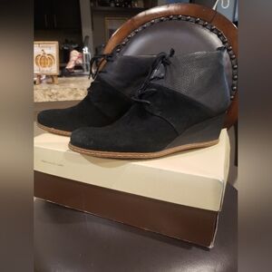 Franco Sarto wedge boots.